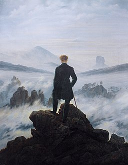 Wanderer Above the Sea of Fog by Caspar David Friedrich - Romantacism